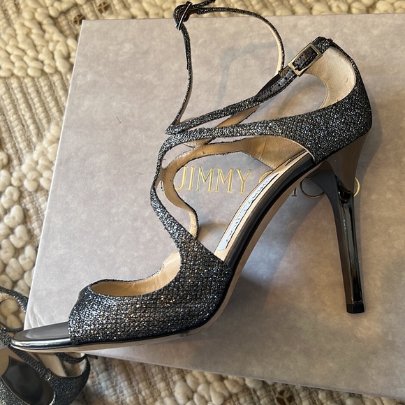 Jimmy Choo Azia glitter high heels size 40 - Picture 10 of 12
